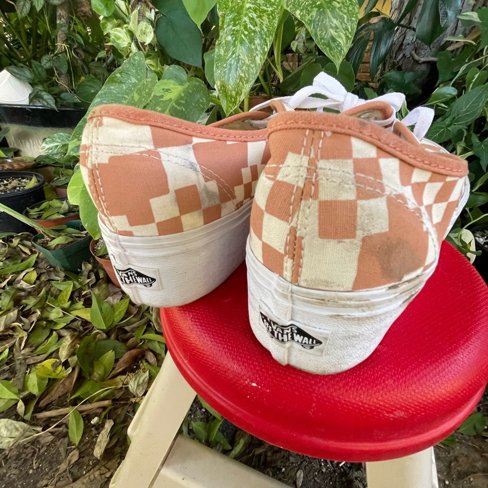 Vans Authentic Stack Form Multi Check Sand Stone … - image 3